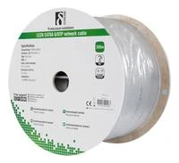 Kabelis DELTACO UTP, 305m, CAT6a, pilkas / TP-57