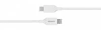 Lightning kabelis DELTACO USB-C - Lightning, 1m, Apple C94 chipset FSC ženklinta pakuotė, baltas / IPLH-451