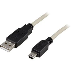 DELTACO USB 2.0 kabelis Type A - Type A 0,5m / USB2-6