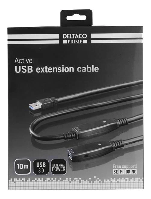 Kabelis DELTACO USB 3.0, 10.0m / USB3-1006