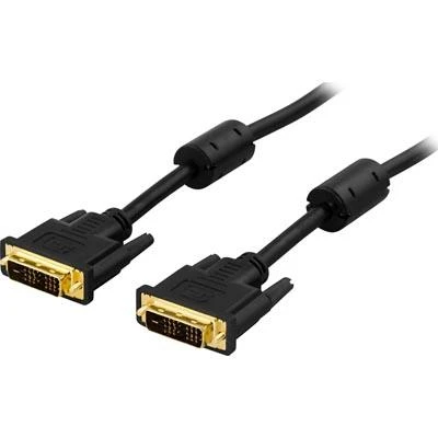 DVI-D 18+1 kabelis su feritiniais filtrais