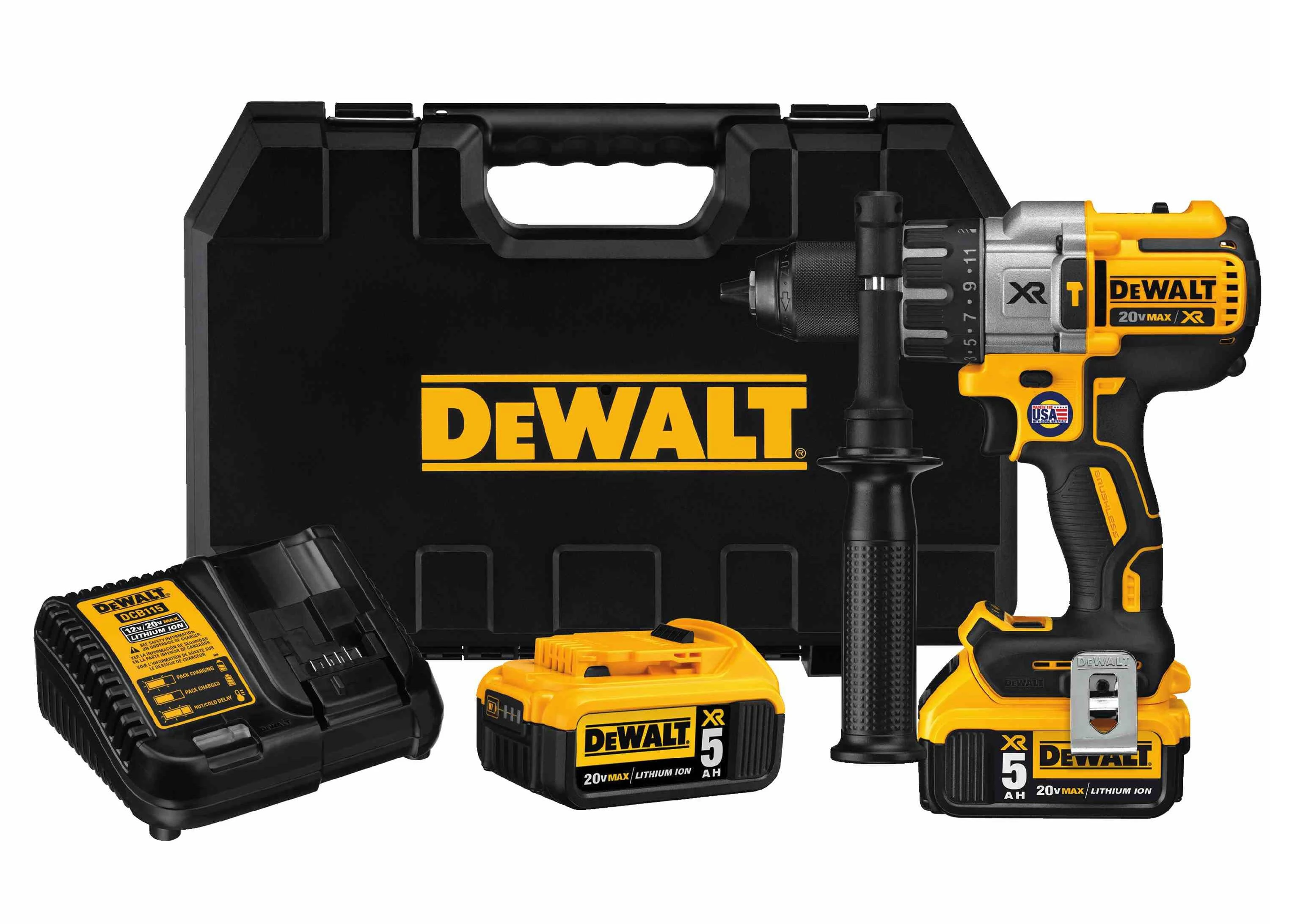 DeWalt akumuliatorinis įrankių komplektas su lagaminu