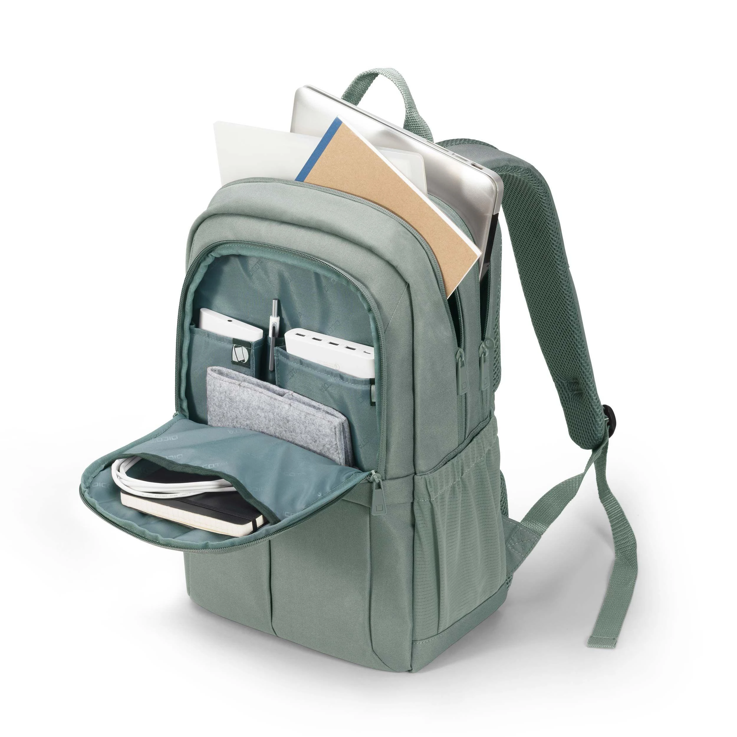 DICOTA Eco Backpack SCALE 13-15.6" pilkas