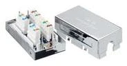 Equip Digital Data Communications Skaitmeninės duomenų komunikacijos Cat.5e ekranuota jungiamoji dėžutė - sidabras - ABS sintetika - 63 g - 34,9 mm - 23,9 mm - 62,8 mm