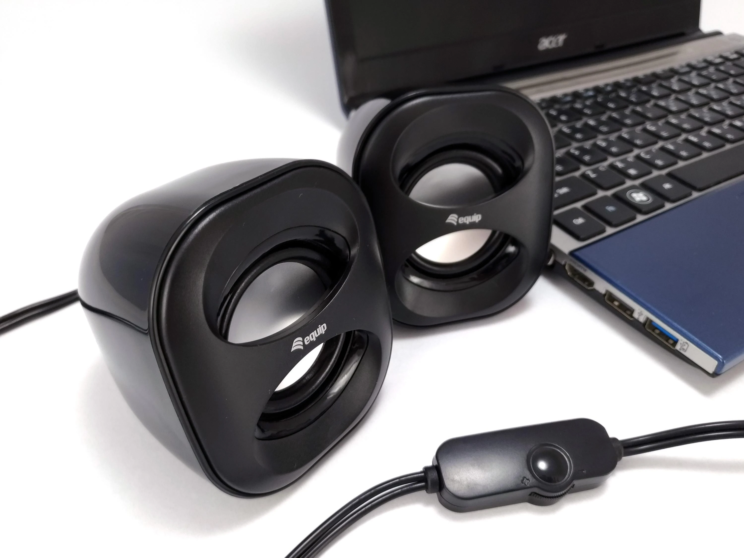 Equip kolonėlė Mini fr Notebook/PC. USB Powered sw/sw