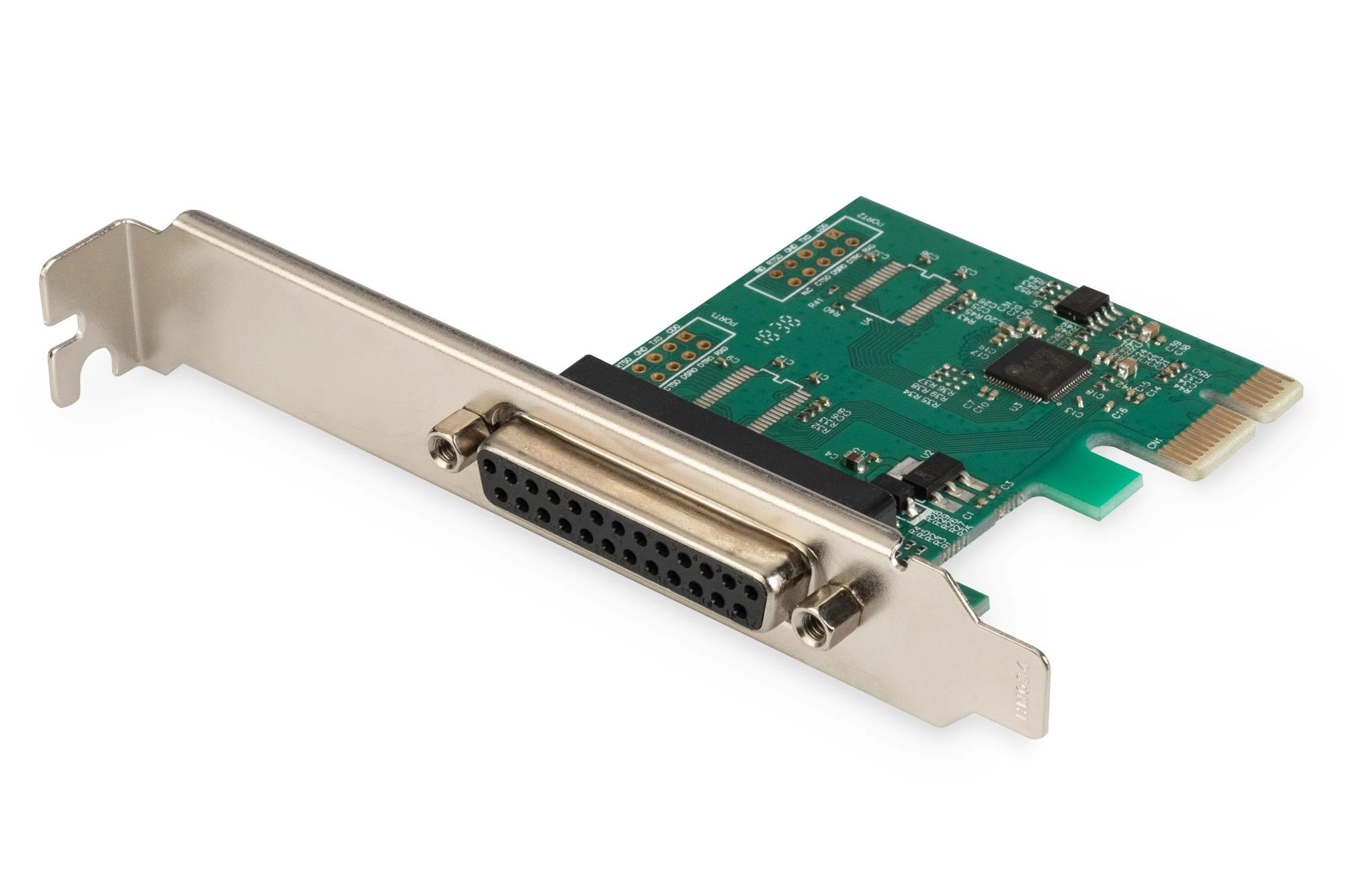 Assmann Electronic DIGITUS PCIexpress Add-On kortelė Lygiagreti 1 prievadas 1xDB25 F Slot Bracket + LP Bracket OXPCIe952 lustų rinkinys