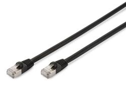 Assmann Electronic DIGITUS CAT 6 U-UTP pataisomasis kabelis PVC AWG 26/7 ilgis 1m raudona spalva