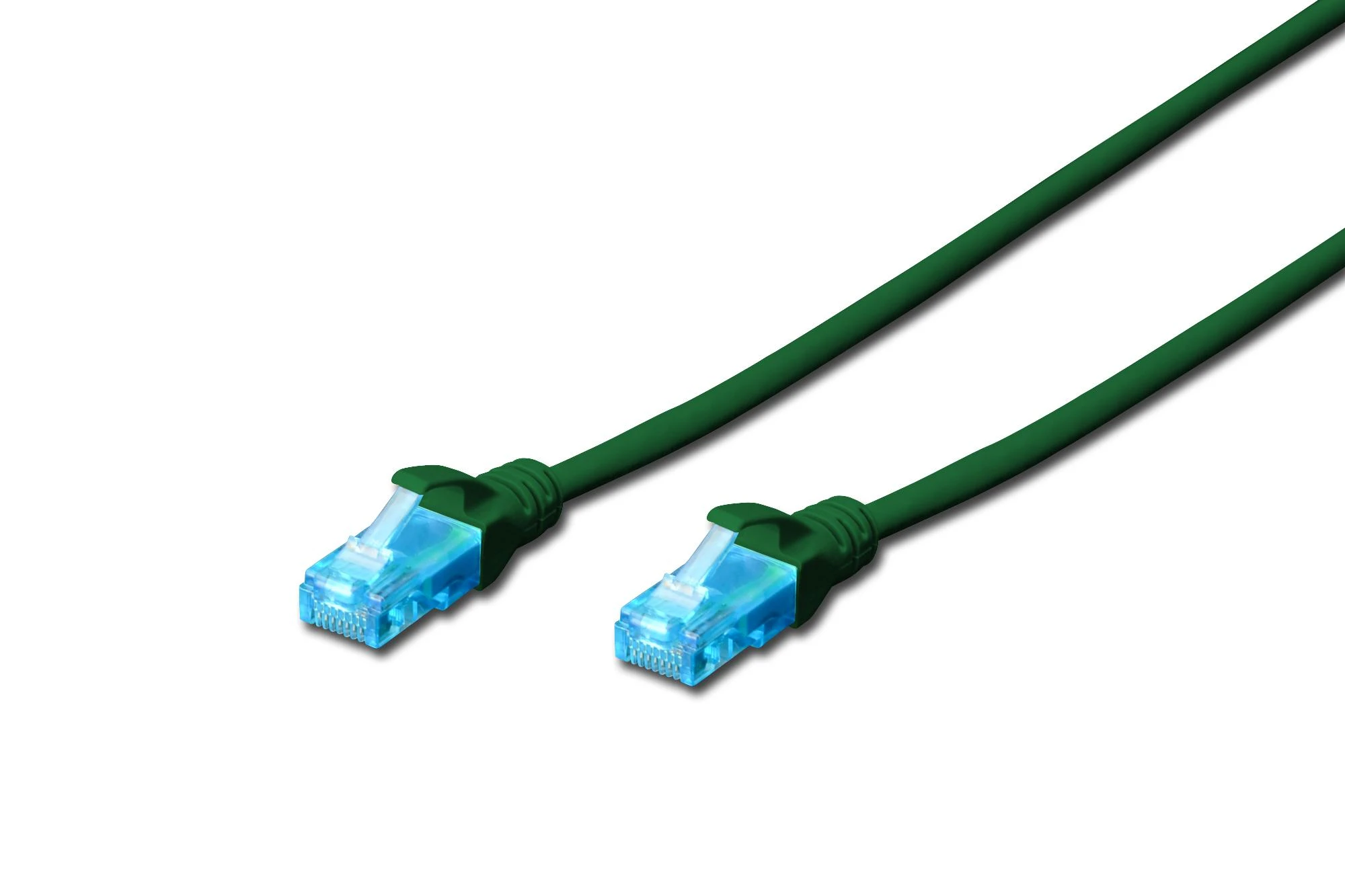 Assmann Electronic DIGITUS CAT 5e U-UTP patch kabelis PVC AWG 26/7 ilgis 2 m spalva žalias