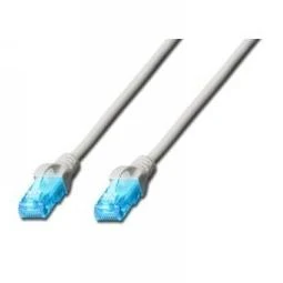 Assmann Electronic DIGITUS CAT 5e U-UTP patch kabelis PVC AWG 26/7 ilgio 3m spalvotas pilkas