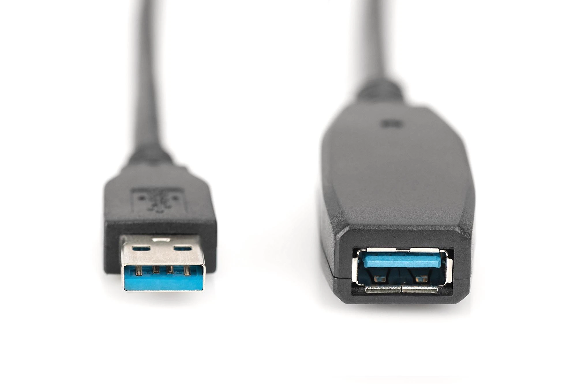 Assmann Electronic DIGITUS prailginimo kabelis USB 3.0 SuperSpeed Type USB A/AM/F aktyvus juodas 20m
