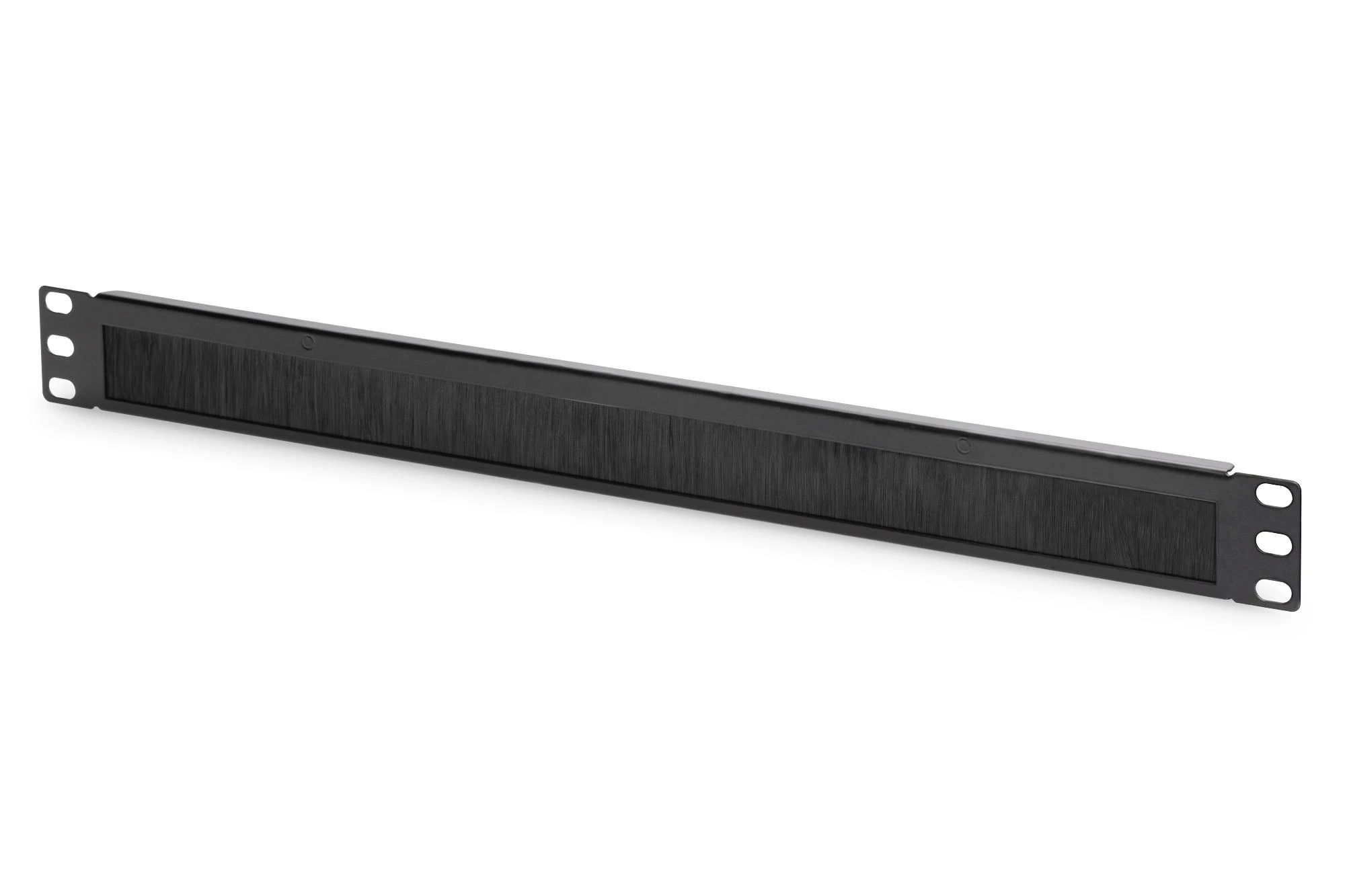 „Digitus“ | 1U kabelių valdymo skydelis su šepečiu | DN-97661 | Kabelių valdymo skydelis tvirtinamas ant 483 mm (19 colių) profilio bėgelių | Juodas