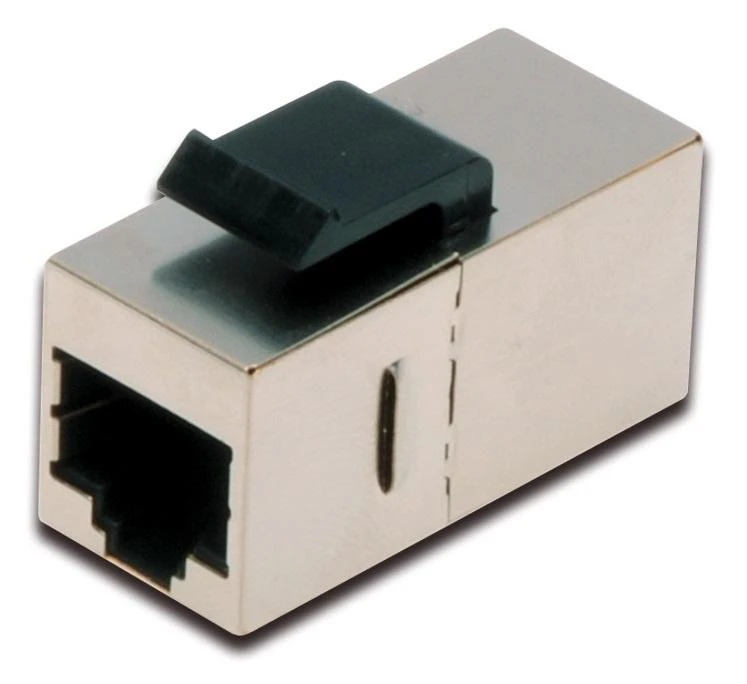 „Digitus CAT 5e“ modulinė jungtis, ekranuota RJ45–RJ45, skirta skydo prijungimui