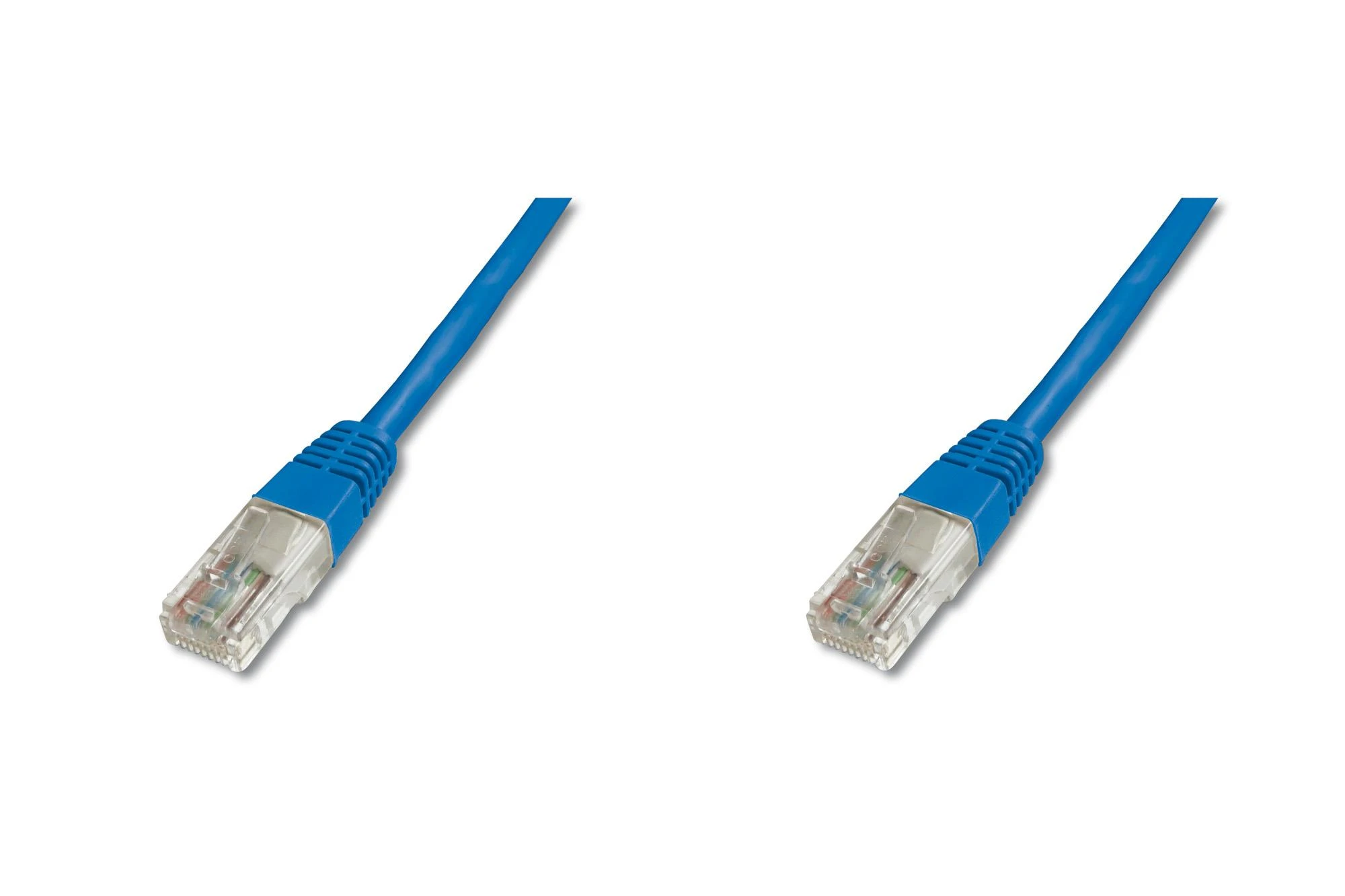 Digitus Patch cord kat.5e UTP, CU, AWG 26/7 0,5m Mėlyna
