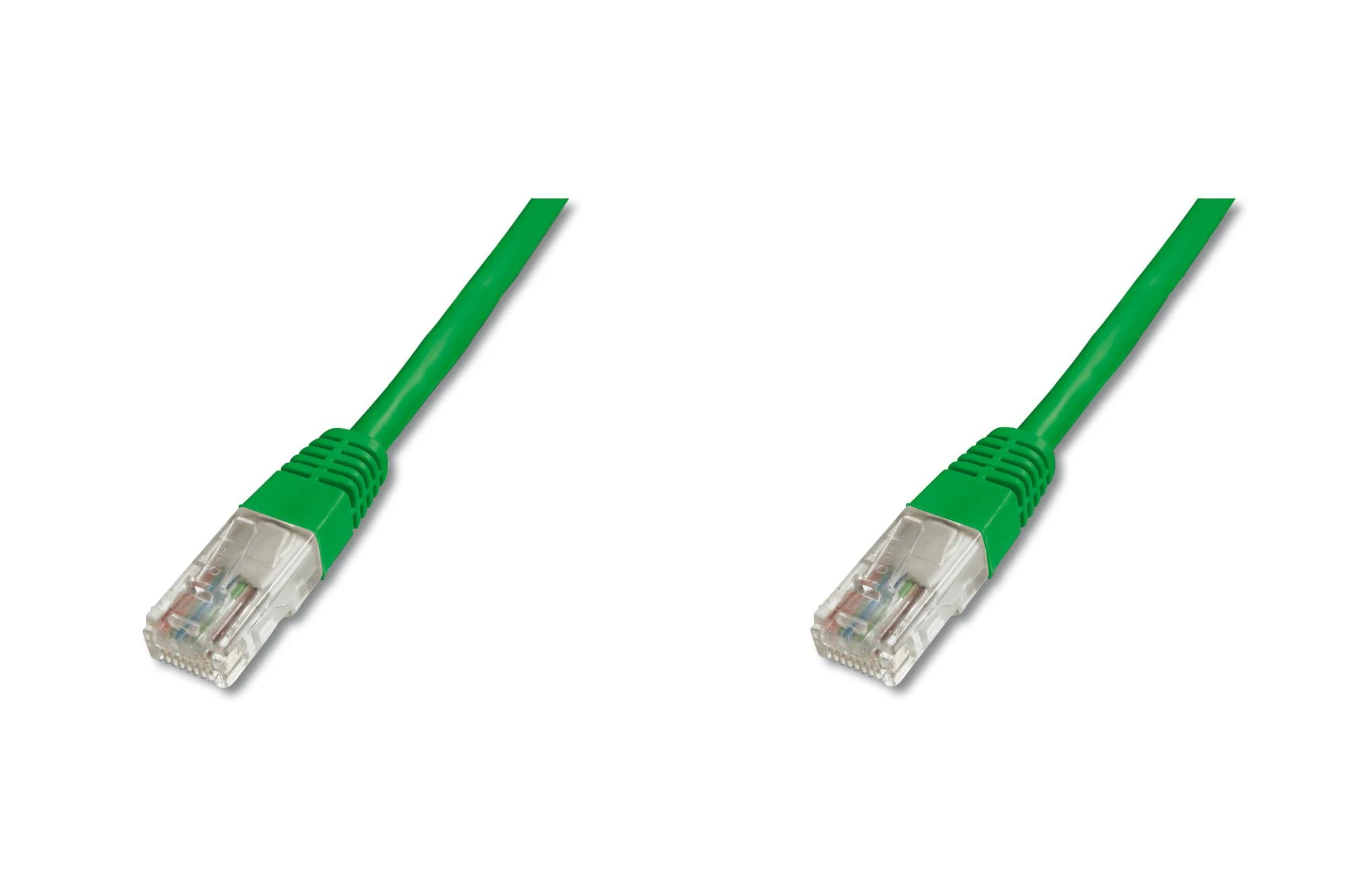 DIGITUS UTP LAN kabelis, pleistras, 3,0 m, žalias, 2xRJ45, DK-1511-030/G