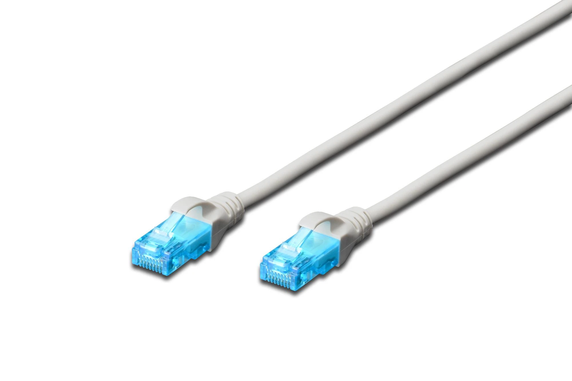 Assmann Electronic DIGITUS CAT 5e U-UTP patch kabelis PVC AWG 26/7 ilgio 5m spalvotas pilkas