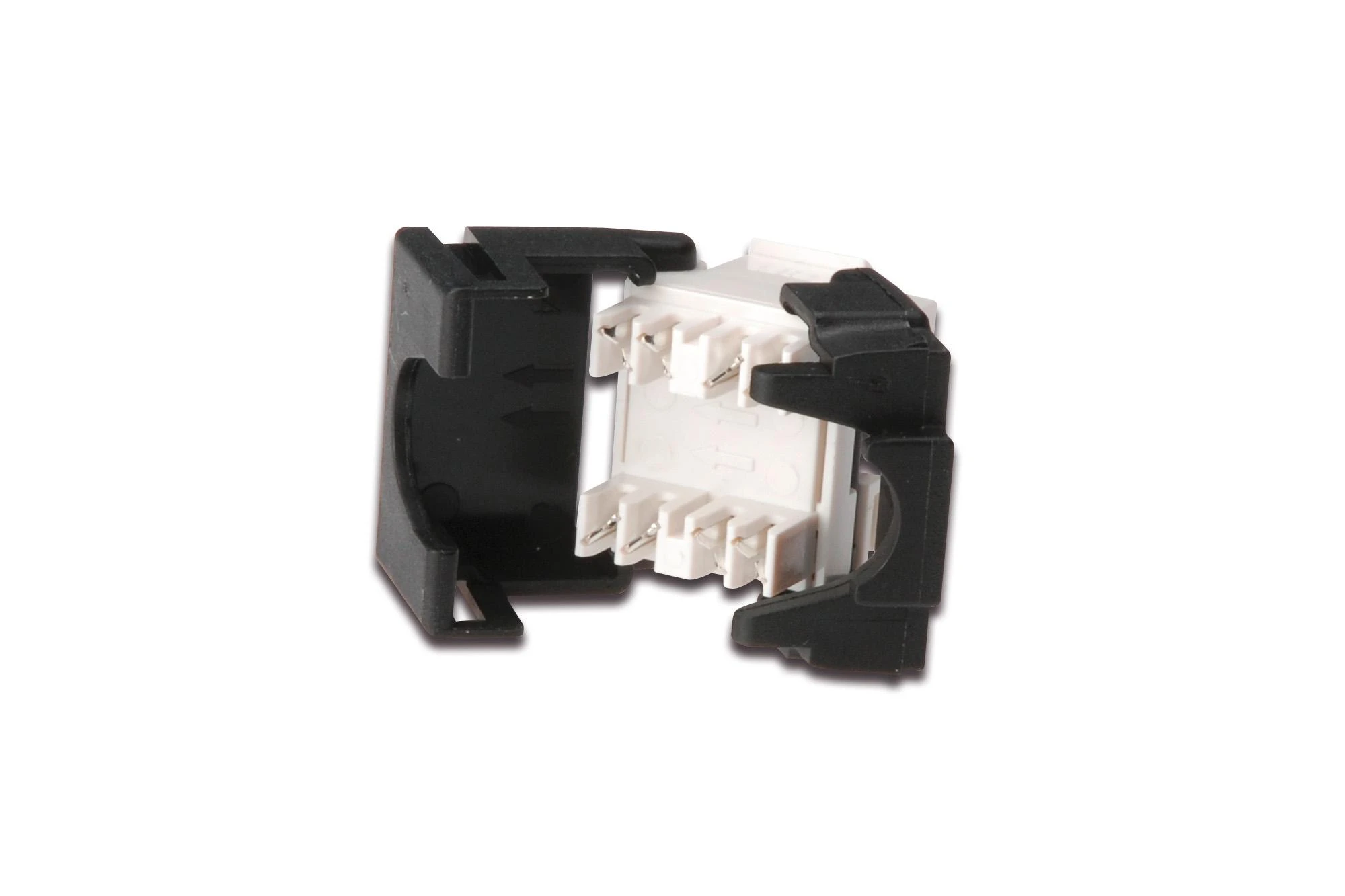Assmann Electronic DIGITUS CAT 6 Keystone Jack neekranuotas RJ45 prie LSA jungtis be įrankių, įskaitant. kabelio raištis