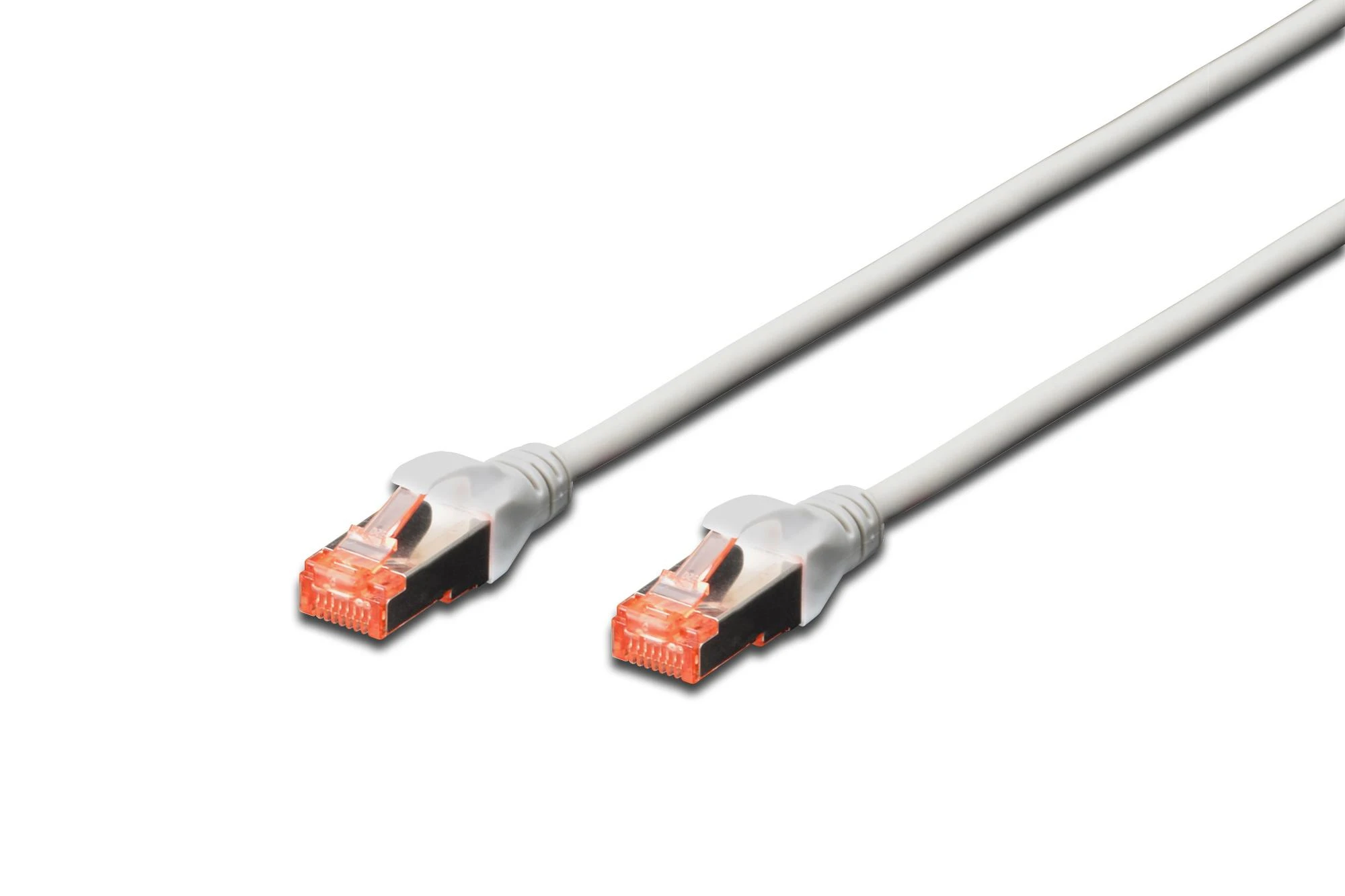 Assmann Electronic DIGITUS Patch kabelis SFTP CAT6 2m pilkas 4x2AWG 27/7 2xRJ45