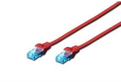Assmann Electronic DIGITUS CAT 6 U-UTP pataisomasis kabelis PVC AWG 26/7 ilgis 3m geltona spalva
