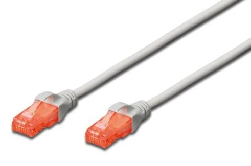 Assmann Electronic DIGITUS CAT 6 U-UTP patch kabelis Cu LSZH AWG 26/7 ilgio 25m spalvotas pilkas