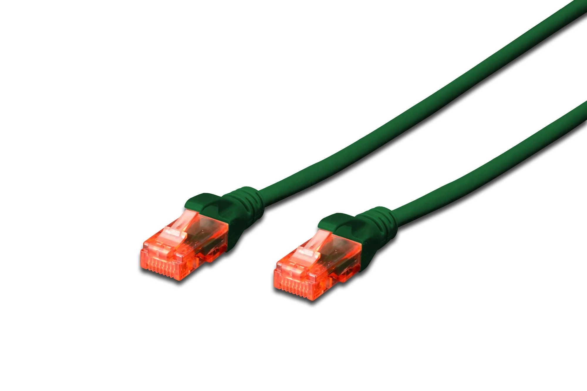 Assmann Electronic DIGITUS CAT 6 U-UTP pataisomasis kabelis PVC AWG 26/7 ilgis 0,5 m spalva žalias