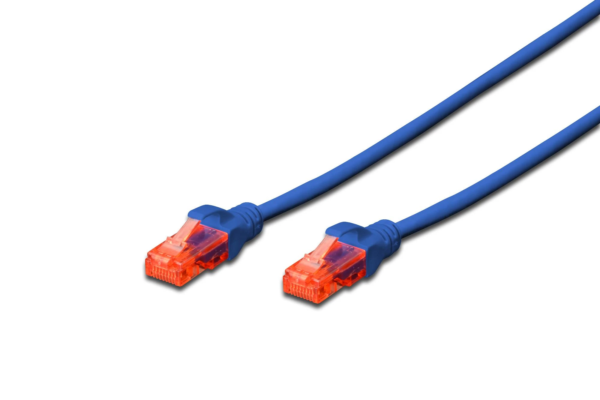 Assmann Electronic DIGITUS CAT 6 U-UTP patch kabelis PVC AWG 26/7 ilgis 0,5m spalva mėlynas