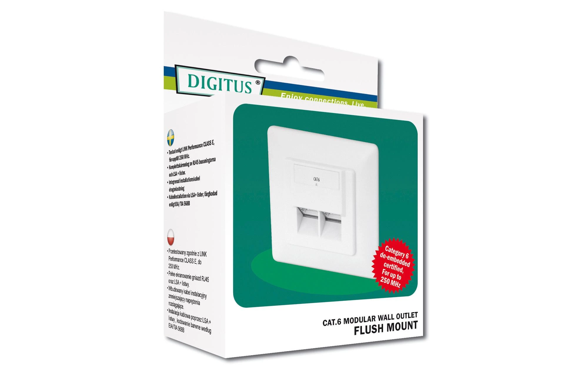 Digitus RJ-45 sieninis lizdas