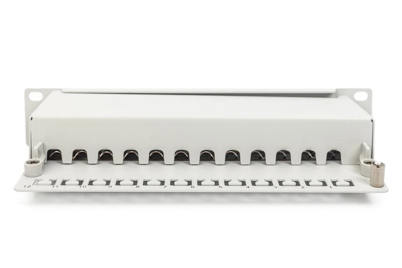 Digitus Patch panel 10'' 1U 12x RJ45 kat. 6A (DN-91612S-EA-G)