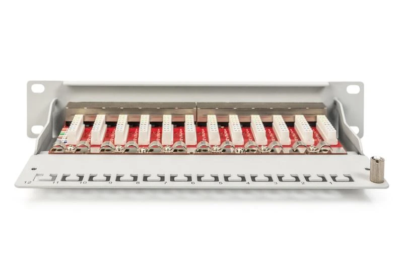 Digitus Patch panel 10'' 1U 12x RJ45 kat. 6A (DN-91612S-EA-G)