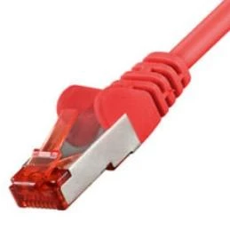 Digitus Kabelis CAT 6A SFTP 0.5m LSZH Raudona (SFTP6A005R)