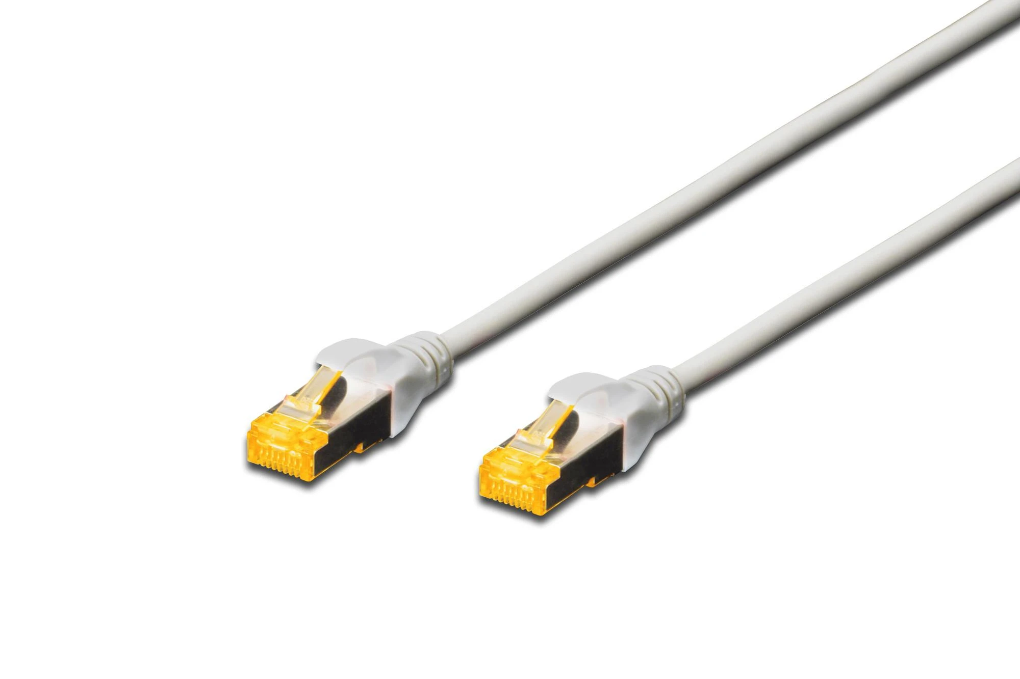 Assmann Electronic DIGITUS patchable CAT6A 3,0m pilkas LSOH 4x2 AWG 26/7 vytos poros 2xRJ45 pilkas