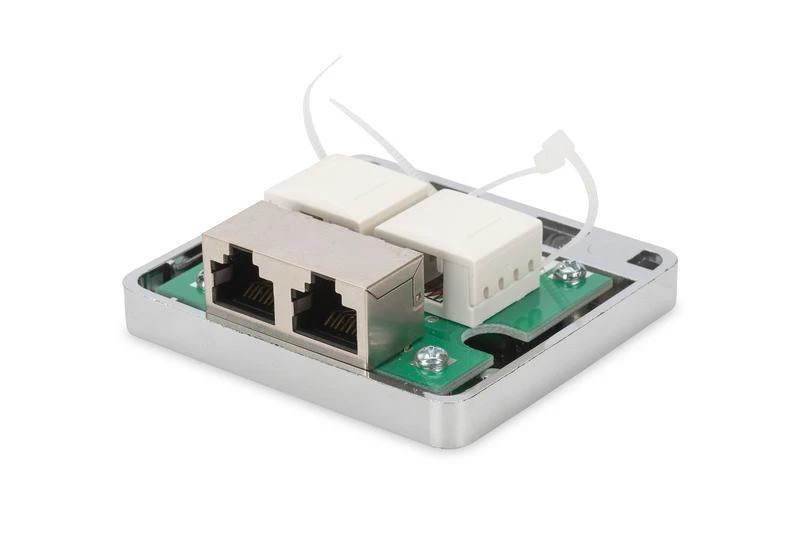 Digitus DIGITUS Professional Cat 6A paviršutiniška dėžutė, 2 kartus
