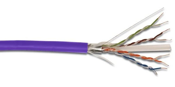 Digitus Skaitmenas | Montavimo kabelis | CAT 6 F-UTP | Violetinė