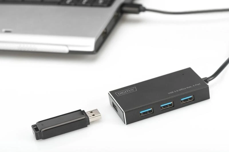Digitus USB 3.0 šakotuvas su atminties raktu