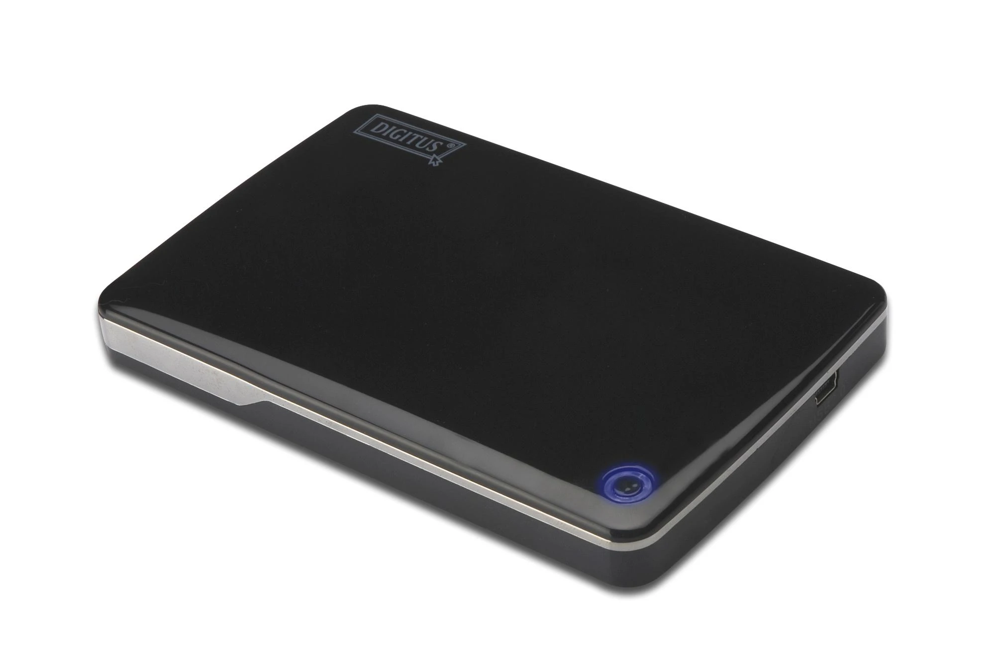 Kietasis diskas DIGITUS External Enclosure 2.5, USB 2.0, for IDE HDD 2.5,Juodas, DA-71001