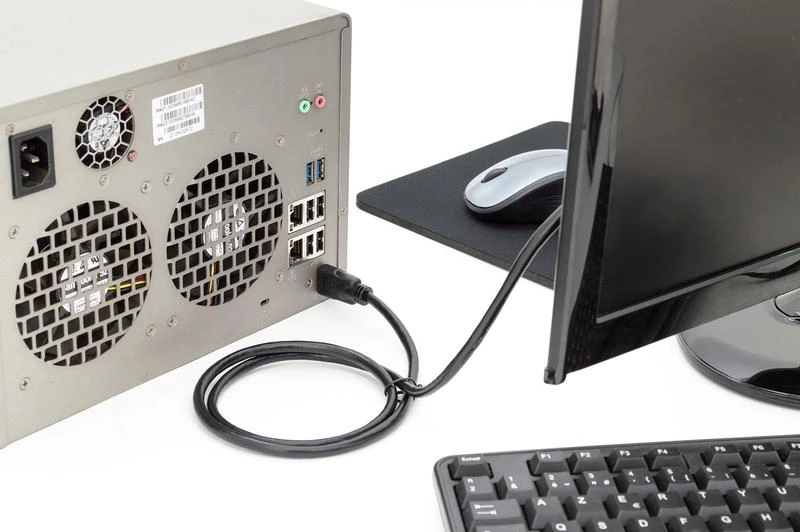 Kabelis Digitus HDMI - HDMI 1m juoda (DB- 330123- 010- S)
