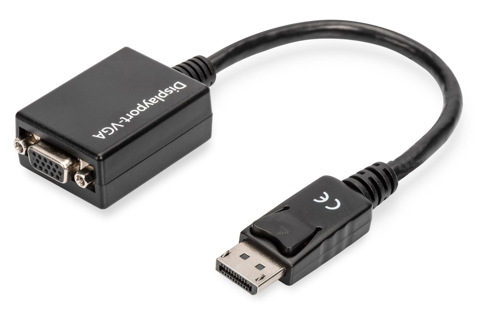 Assmann Electronic DIGITUS adapterio kabelio ekranasPortas VGA HD15 0,15m AWG28 2x ekranuotas