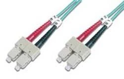 Assmann Electronic „Assmann“ elektroninis DIGITUS šviesolaidinis laidas nuo SC iki SC daugiamodis 50/125 m dvipusis ilgis, 1 m, klasė OM3