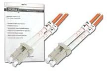 Assmann Electronic DIGITUS LWL patchcable LC/LC 50/125um 3m Multimode Duplex Halogenfrei bis 1Gbit su protokolu oranžinis OM2