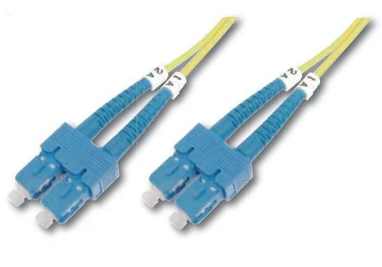 Assmann Electronic „Assmann“ elektroninis DIGITUS šviesolaidinis laidas nuo SC iki SC OS2 vieno režimo 09/125 m dvipusis, ilgis 3 m