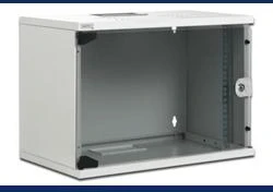 Assmann Electronic Assmann elektroninė DIGITUS sieninė spinta 19 colių 9HE RAL 7035 pilkas nemontuojamas be padėklo įsk. 8xsrews