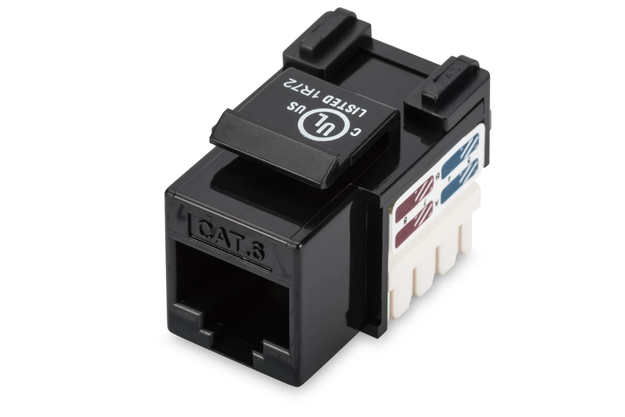 Assmann Electronic DIGITUS Keystone Modul Cat6 RJ45 neekranuoto kabelio montavimas per E klasės LSA juosteles