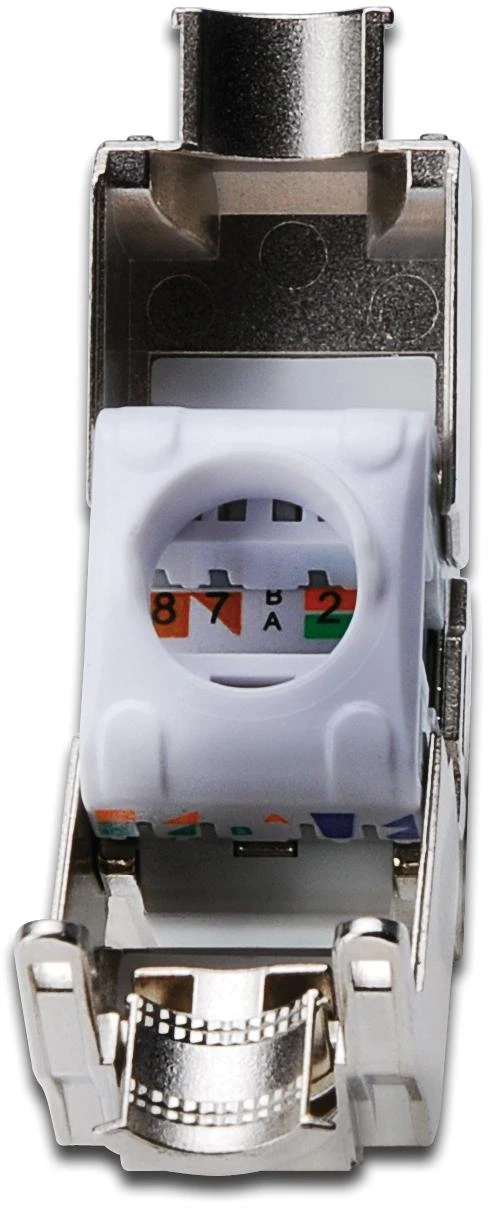 Assmann Electronic DIGITUS Keystone modulis Cat6A RJ45 500 MHz ekranuotas be įrankių