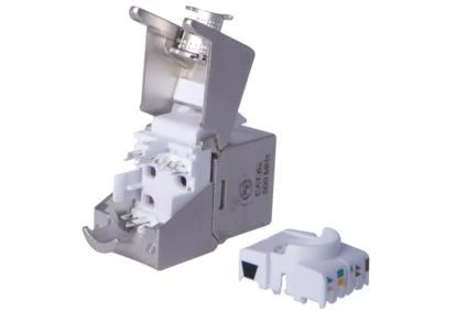 Assmann Electronic DIGITUS CAT 6A Keystone Jack ekranuotas 500 MHz pagal ISO/IEC 60603-7-51,11801 AMD2:2010-04 jungtis be įrankių