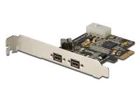 Assmann Electronic Assmann elektroninis DIGITUS valdiklis PCI-E DS-30203-2 Firewire 800/800 2x IEEE1394b +1x IEEE1394b, 5 LGW
