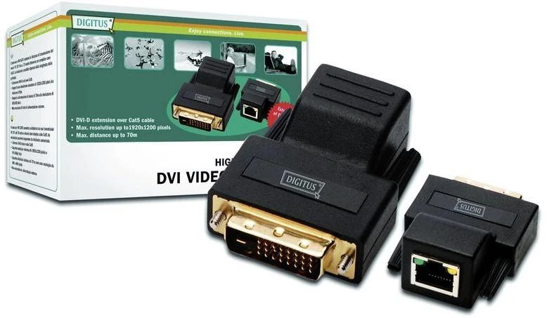 Assmann Electronic Assmann elektroninis DIGITUS DVI ilgintuvas per Cat5 50m 1920x1200
