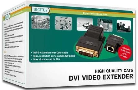 Digitus DVI ilgintuvo pakuotė su technine informacija