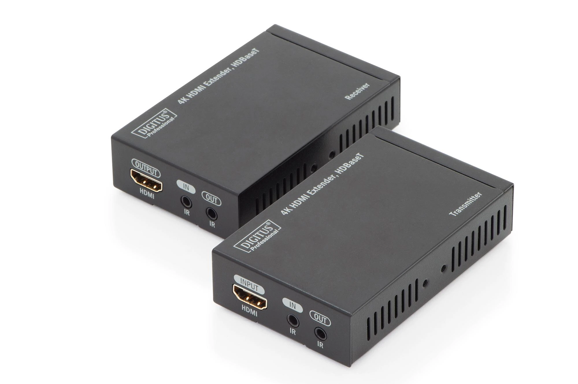 Assmann Electronic DIGITUS 4K HDMI prailginimo rinkinys HDBaseT 70 m per tinklo kabelį Cat 5E 6 7 UHD 4K2K/30 Hz