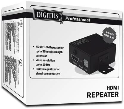 Šakotuvas Assmann Electronic Assmann elektroninis DIGITUS HDMI kartotuvas iki 35m 225MHz įsk. sieninis laikiklis