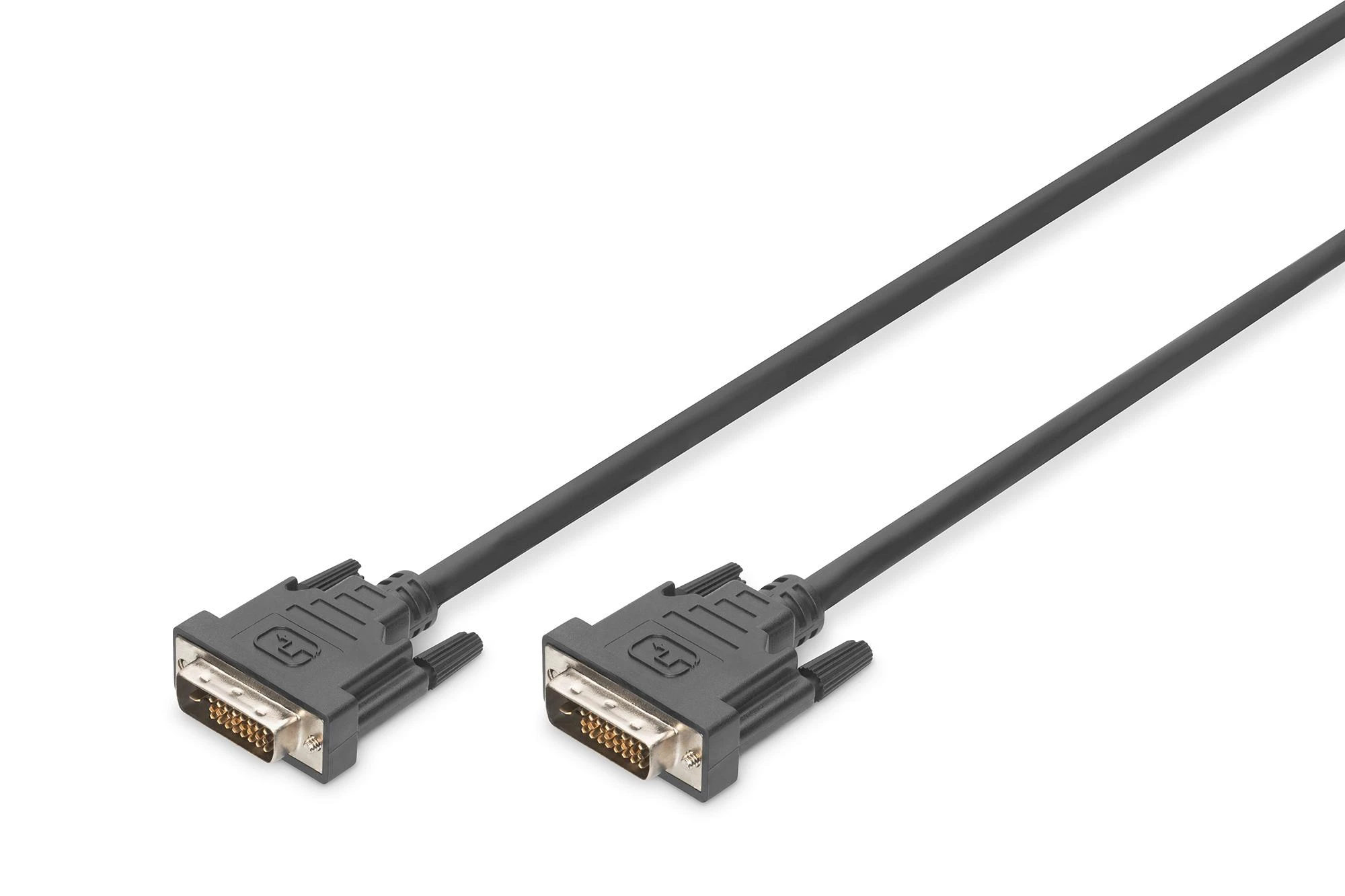 Assmann Electronic ASSMANN DVI prijungimo kabelis DVI(24+1) M/M 0.5m DVI-D Dual Link bl