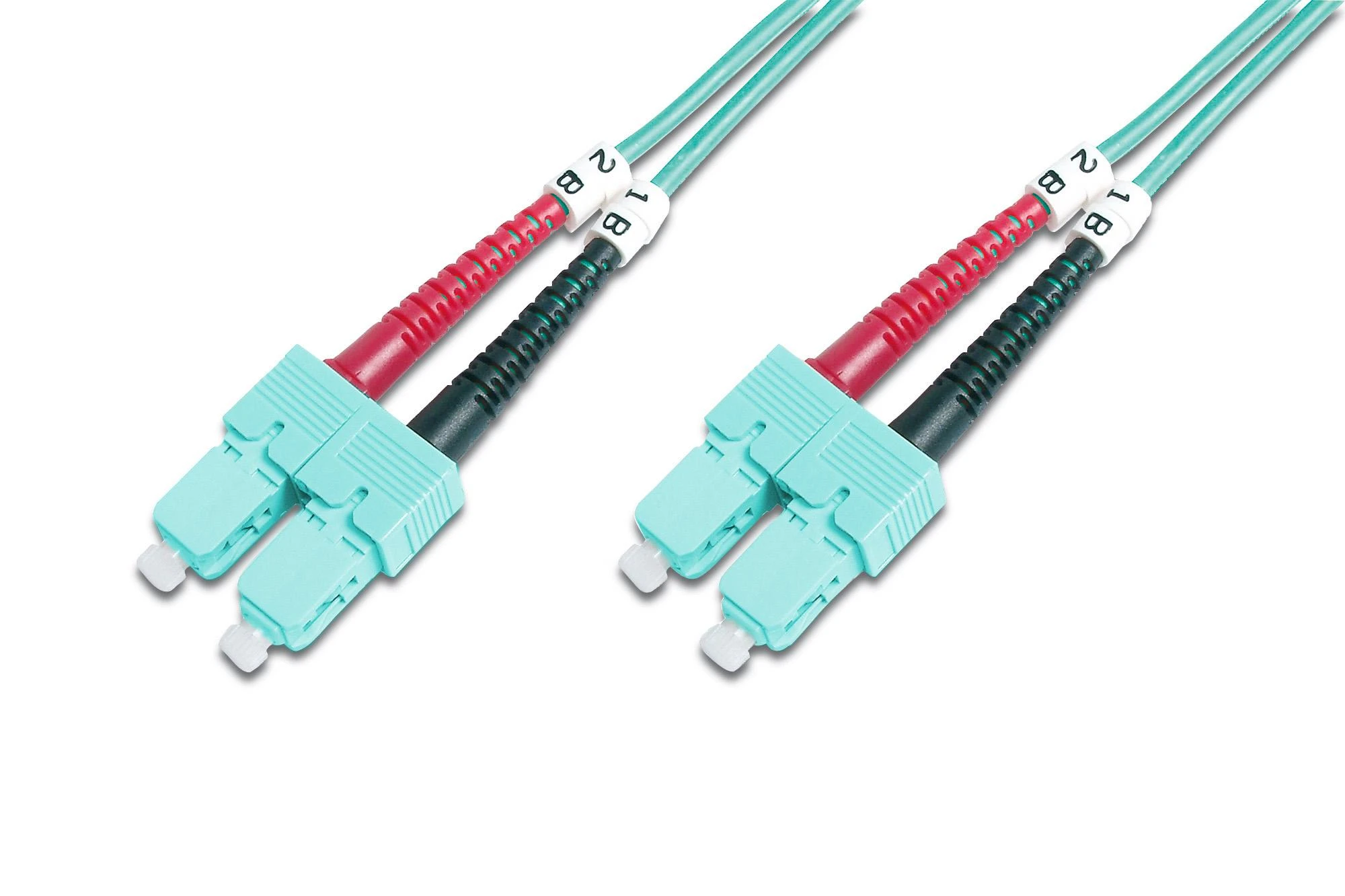 Assmann Electronic „Assmann“ elektroninis DIGITUS šviesolaidinis laidas nuo SC iki SC daugiamodis 50/125 m dvipusis ilgis, 1 m, klasė OM3